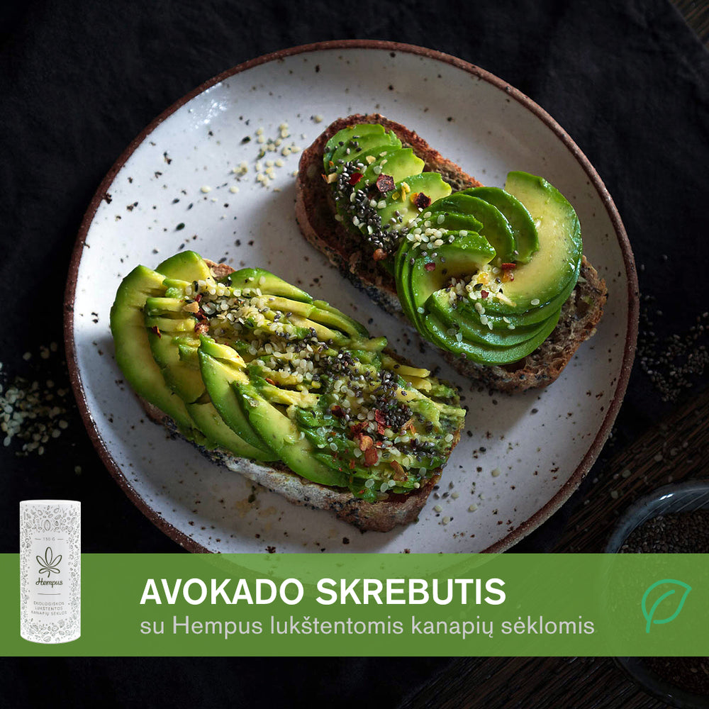 Avokado skrebutis