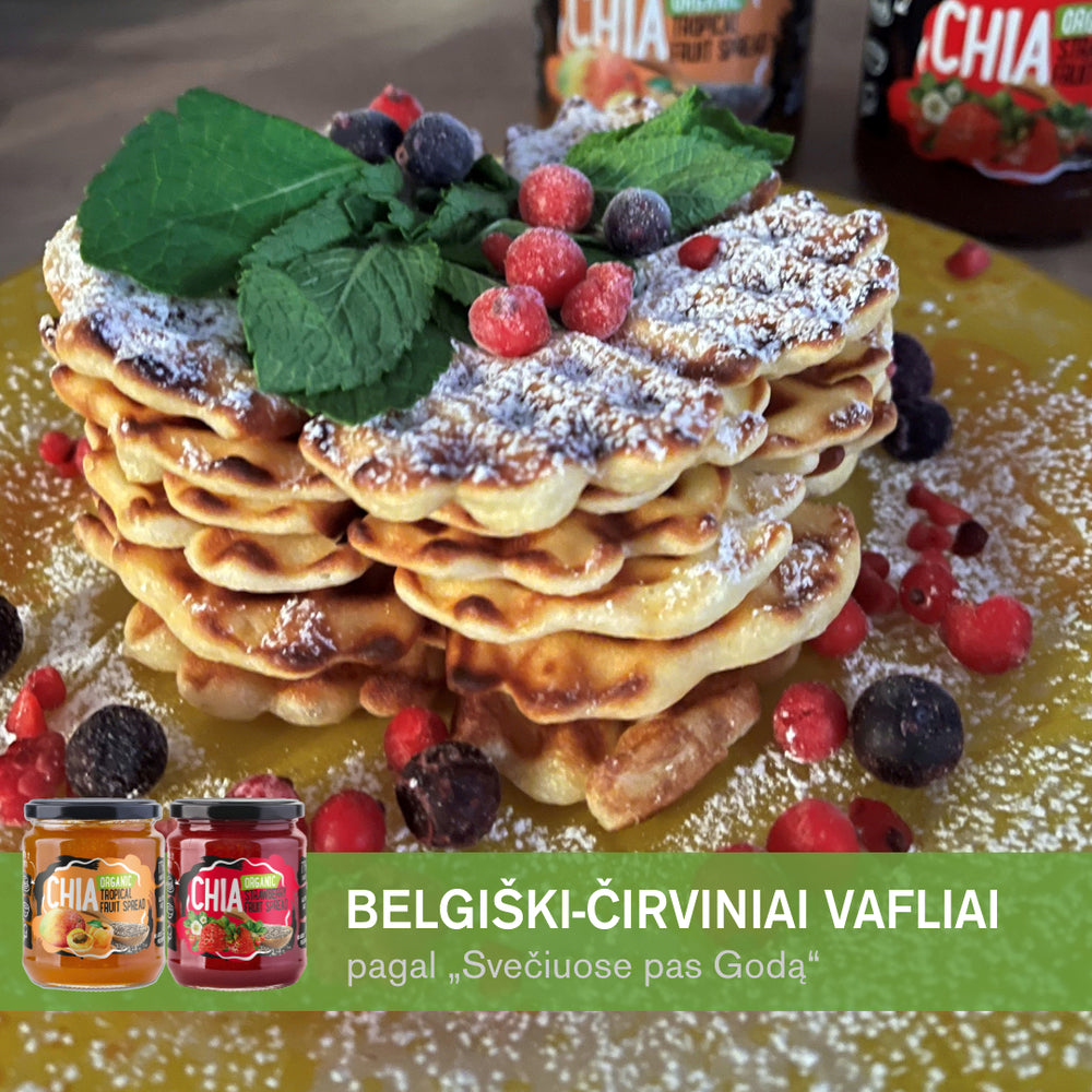 Belgiški-čirviniai vafliai