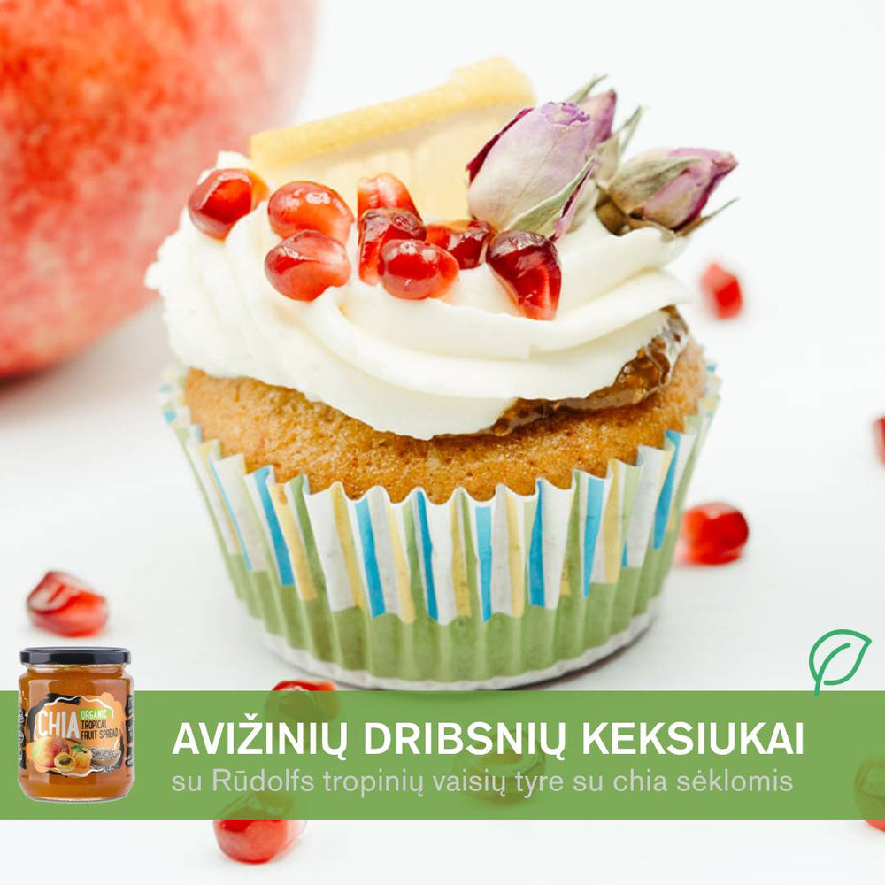 Avižinių dribsnių keksiukai