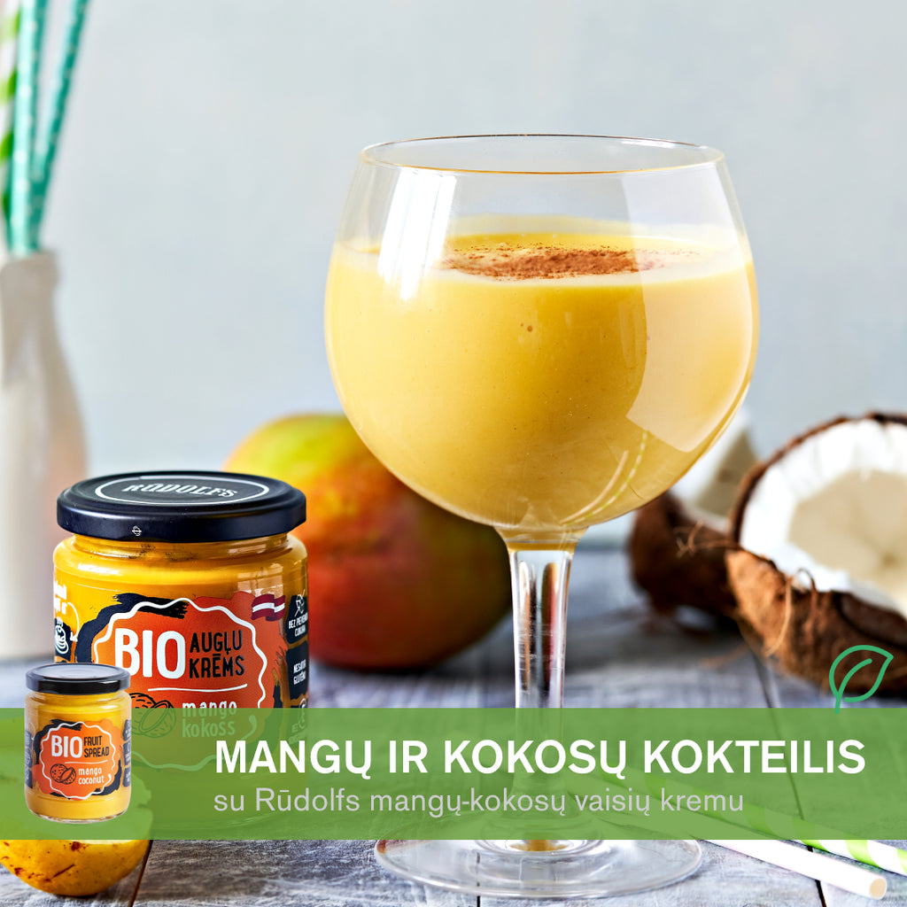 Mangų ir kokosų kokteilis