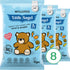 Ekologiški kepti kukurūzų užkandžiai LITTLE ANGEL TEDDY su morkomis ir moliūgais, nuo 7 mėn., 30 g, 8 vnt.